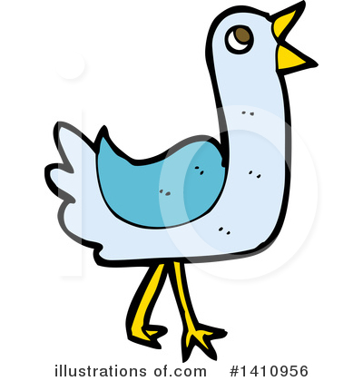 Royalty-Free (RF) Bird Clipart Illustration by lineartestpilot - Stock Sample #1410956