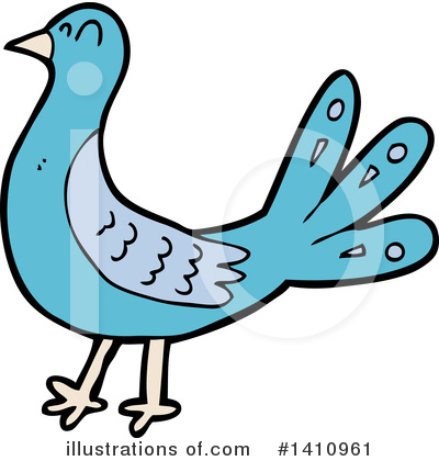 Royalty-Free (RF) Bird Clipart Illustration by lineartestpilot - Stock Sample #1410961