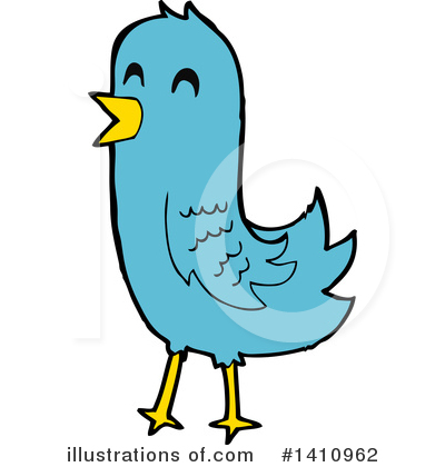 Royalty-Free (RF) Bird Clipart Illustration by lineartestpilot - Stock Sample #1410962