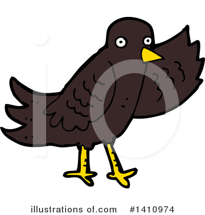 Royalty-Free (RF) Bird Clipart Illustration by lineartestpilot - Stock Sample #1410974
