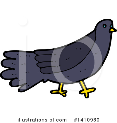 Royalty-Free (RF) Bird Clipart Illustration by lineartestpilot - Stock Sample #1410980