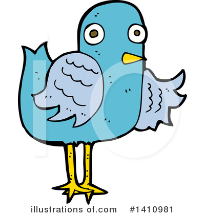 Royalty-Free (RF) Bird Clipart Illustration by lineartestpilot - Stock Sample #1410981