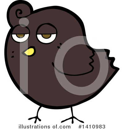 Royalty-Free (RF) Bird Clipart Illustration by lineartestpilot - Stock Sample #1410983