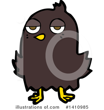 Royalty-Free (RF) Bird Clipart Illustration by lineartestpilot - Stock Sample #1410985