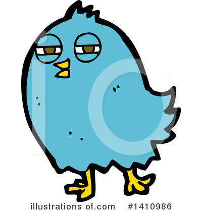 Royalty-Free (RF) Bird Clipart Illustration by lineartestpilot - Stock Sample #1410986