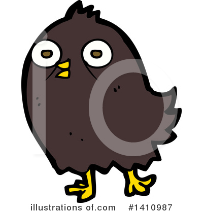Royalty-Free (RF) Bird Clipart Illustration by lineartestpilot - Stock Sample #1410987