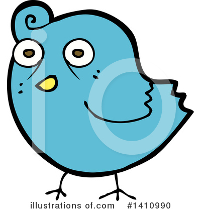 Royalty-Free (RF) Bird Clipart Illustration by lineartestpilot - Stock Sample #1410990