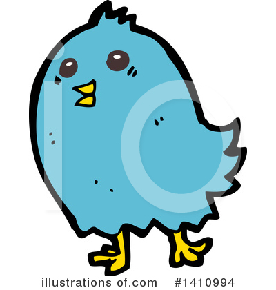 Royalty-Free (RF) Bird Clipart Illustration by lineartestpilot - Stock Sample #1410994