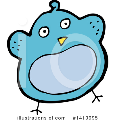 Royalty-Free (RF) Bird Clipart Illustration by lineartestpilot - Stock Sample #1410995