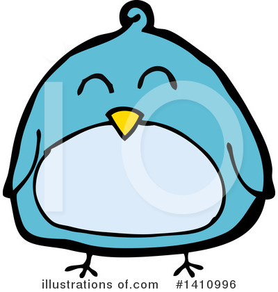 Royalty-Free (RF) Bird Clipart Illustration by lineartestpilot - Stock Sample #1410996