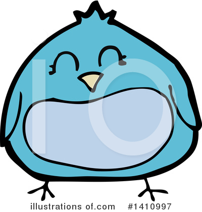 Royalty-Free (RF) Bird Clipart Illustration by lineartestpilot - Stock Sample #1410997