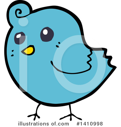 Royalty-Free (RF) Bird Clipart Illustration by lineartestpilot - Stock Sample #1410998