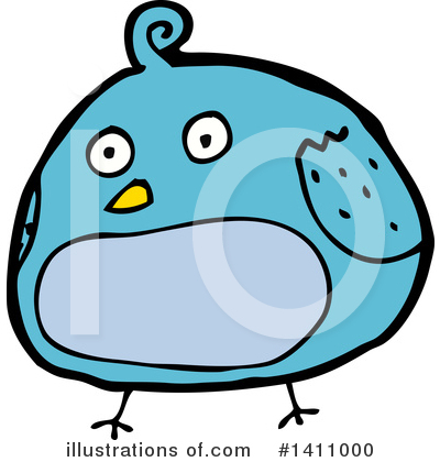 Royalty-Free (RF) Bird Clipart Illustration by lineartestpilot - Stock Sample #1411000