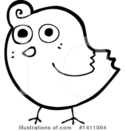 Royalty-Free (RF) Bird Clipart Illustration by lineartestpilot - Stock Sample #1411004