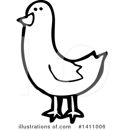 Royalty-Free (RF) Bird Clipart Illustration by lineartestpilot - Stock Sample #1411006