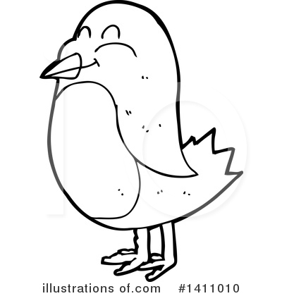 Royalty-Free (RF) Bird Clipart Illustration by lineartestpilot - Stock Sample #1411010