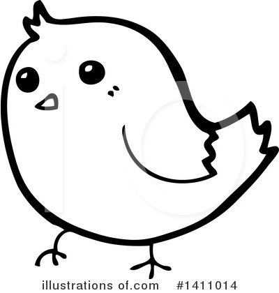Royalty-Free (RF) Bird Clipart Illustration by lineartestpilot - Stock Sample #1411014