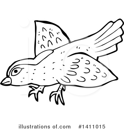 Royalty-Free (RF) Bird Clipart Illustration by lineartestpilot - Stock Sample #1411015