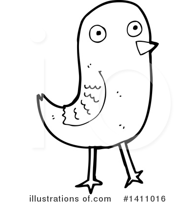 Royalty-Free (RF) Bird Clipart Illustration by lineartestpilot - Stock Sample #1411016