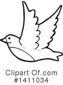 Bird Clipart #1411034 by lineartestpilot