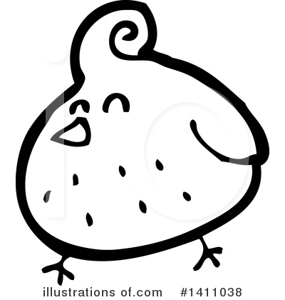 Royalty-Free (RF) Bird Clipart Illustration by lineartestpilot - Stock Sample #1411038