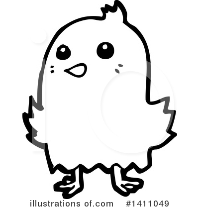 Royalty-Free (RF) Bird Clipart Illustration by lineartestpilot - Stock Sample #1411049