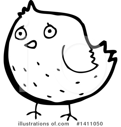 Royalty-Free (RF) Bird Clipart Illustration by lineartestpilot - Stock Sample #1411050