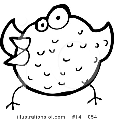 Royalty-Free (RF) Bird Clipart Illustration by lineartestpilot - Stock Sample #1411054