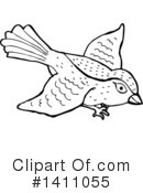 Bird Clipart #1411055 by lineartestpilot