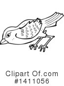 Bird Clipart #1411056 by lineartestpilot