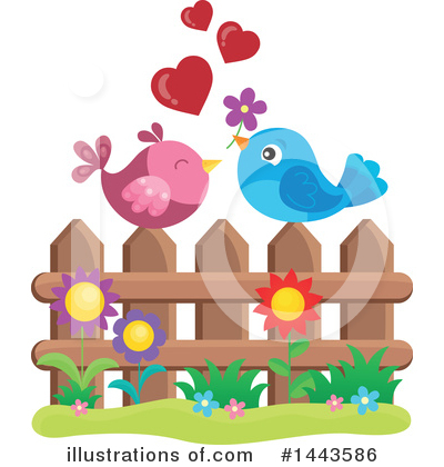 Love Birds Clipart #1443586 by visekart