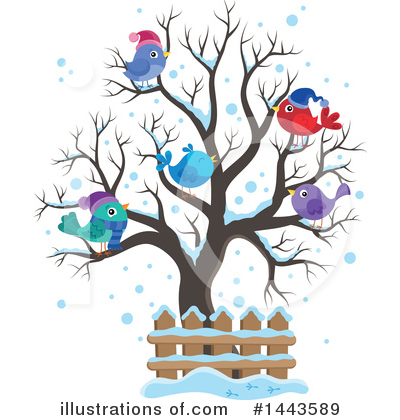 Bare Tree Clipart #1443589 by visekart