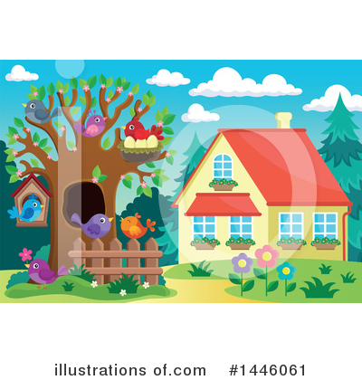 Houses Clipart #1446061 by visekart