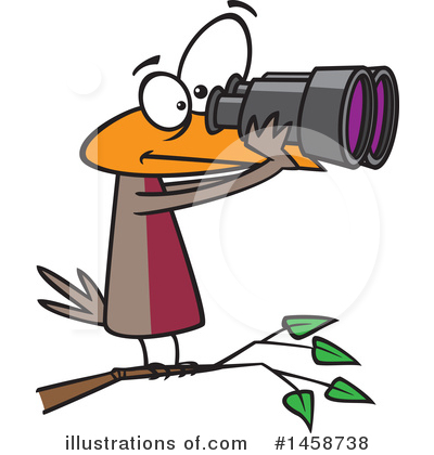 Royalty-Free (RF) Bird Clipart Illustration by toonaday - Stock Sample #1458738