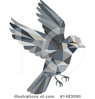 Royalty-Free (RF) Bird Clipart Illustration by patrimonio - Stock Sample #1483090