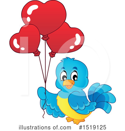 Blue Bird Clipart #1519125 by visekart