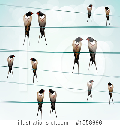 Royalty-Free (RF) Bird Clipart Illustration by merlinul - Stock Sample #1558696
