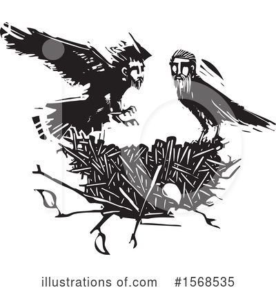Crow Clipart #1568535 by xunantunich