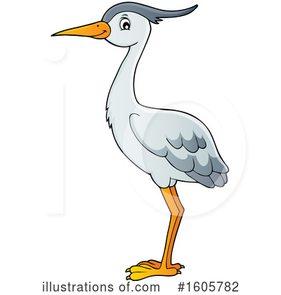 Heron Clipart #1605782 by visekart