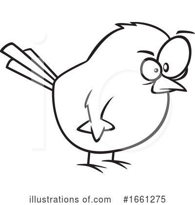 Royalty-Free (RF) Bird Clipart Illustration by toonaday - Stock Sample #1661275