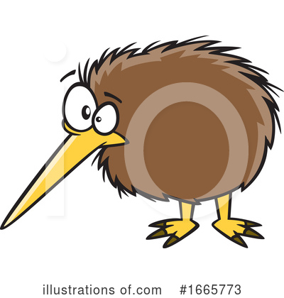 Kiwi Bird Clipart #1665773 by toonaday