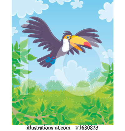 Royalty-Free (RF) Bird Clipart Illustration by Alex Bannykh - Stock Sample #1680823