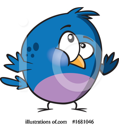 Royalty-Free (RF) Bird Clipart Illustration by toonaday - Stock Sample #1681046
