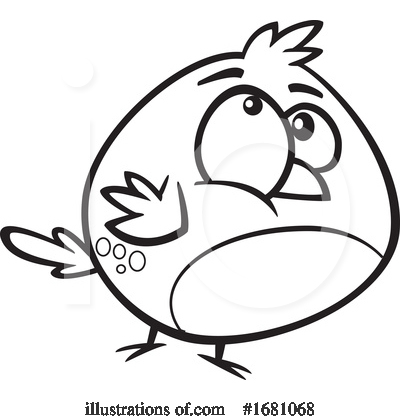 Royalty-Free (RF) Bird Clipart Illustration by toonaday - Stock Sample #1681068