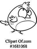 Bird Clipart #1681068 by toonaday