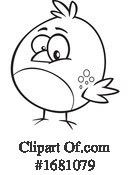 Bird Clipart #1681079 by toonaday