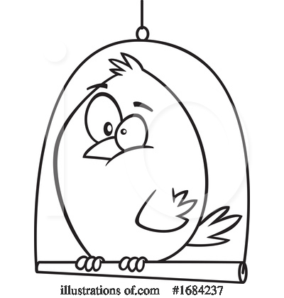 Royalty-Free (RF) Bird Clipart Illustration by toonaday - Stock Sample #1684237