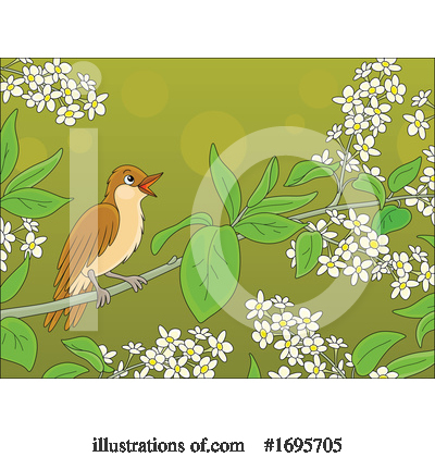 Royalty-Free (RF) Bird Clipart Illustration by Alex Bannykh - Stock Sample #1695705