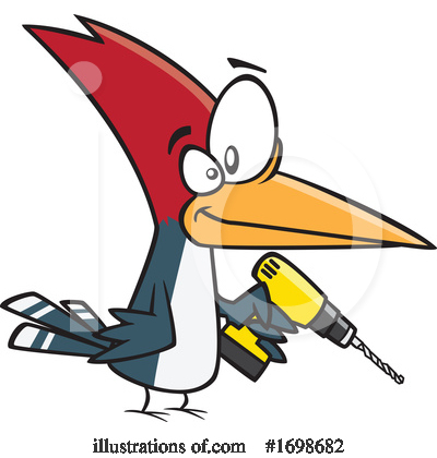 Woodpecker Clipart #1698682 by toonaday