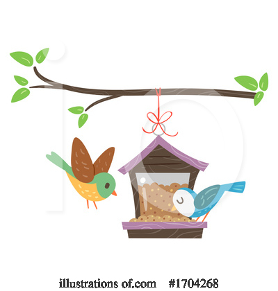 Royalty-Free (RF) Bird Clipart Illustration by BNP Design Studio - Stock Sample #1704268
